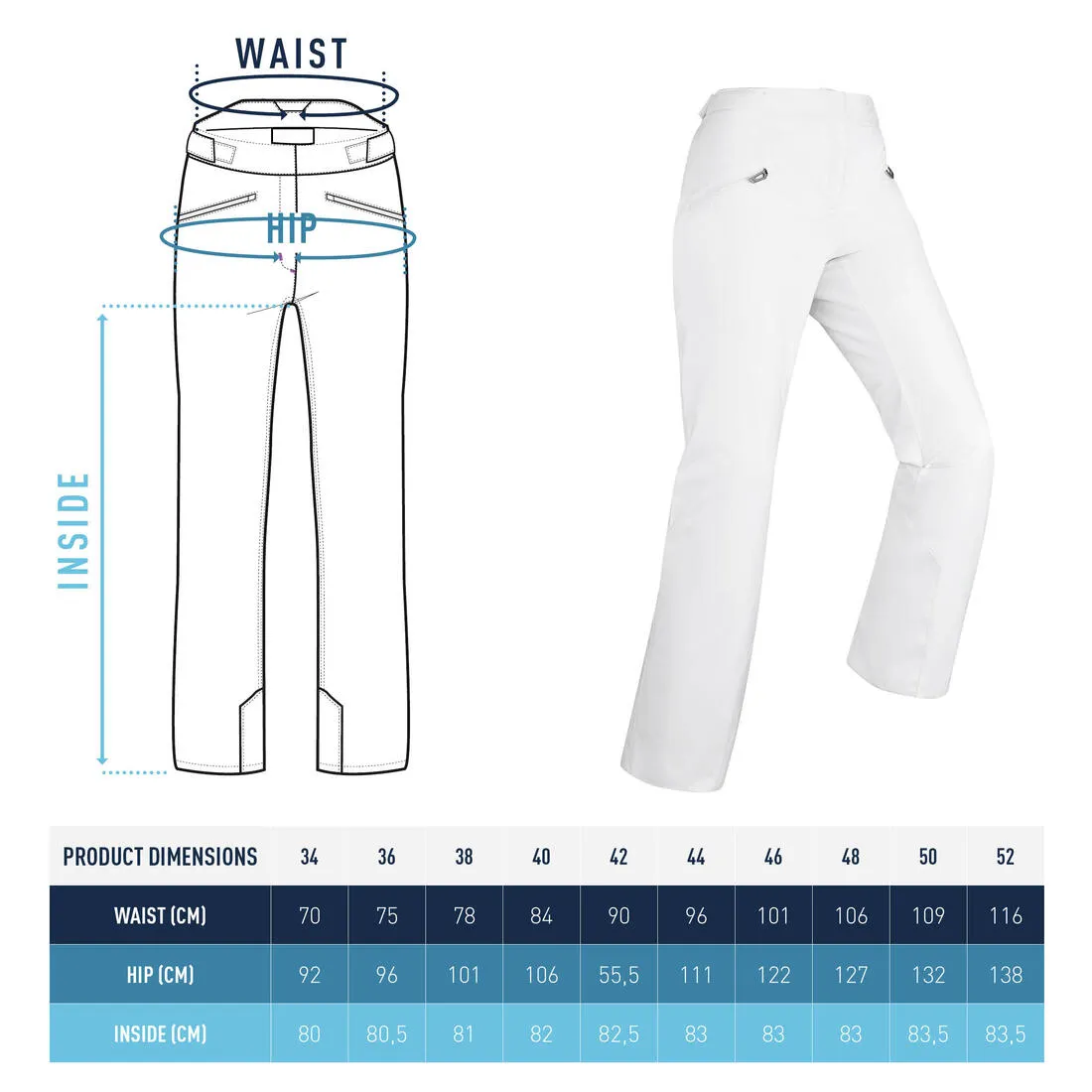 180 Women's Warm Ski Trousers