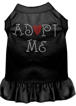Adopt Me Rhinestone Dress Black Lg