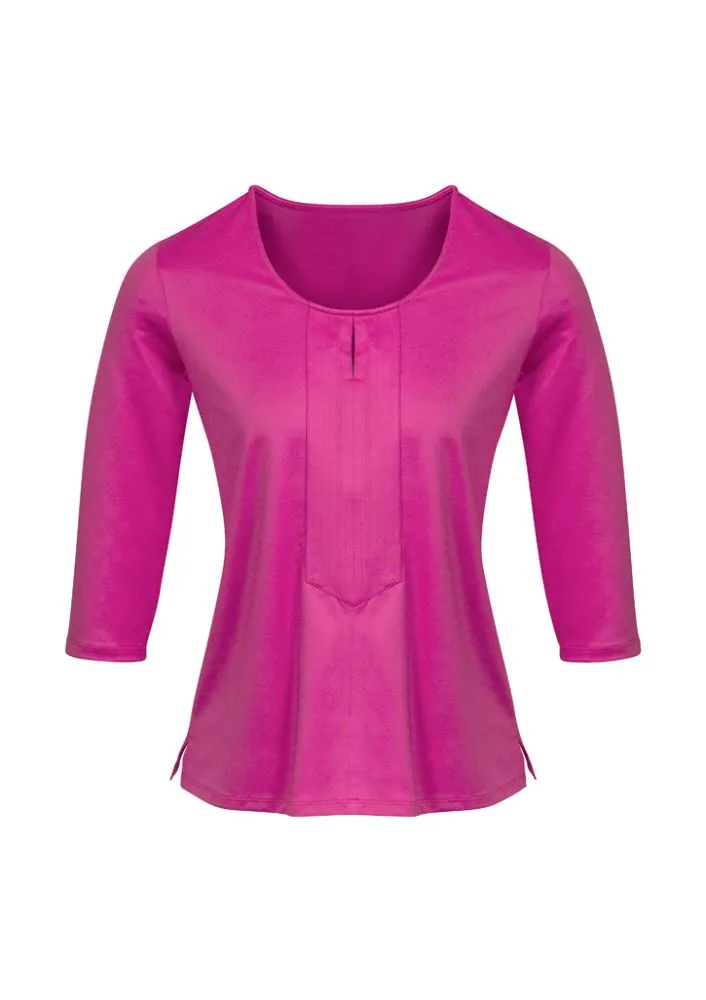 Advatex Ladies Abby 3/4 Sleeve Knit Top - Melon - 22 - Biz Collection