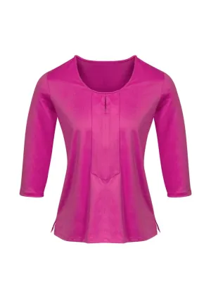 Advatex Ladies Abby 3/4 Sleeve Knit Top - Melon - 22 - Biz Collection