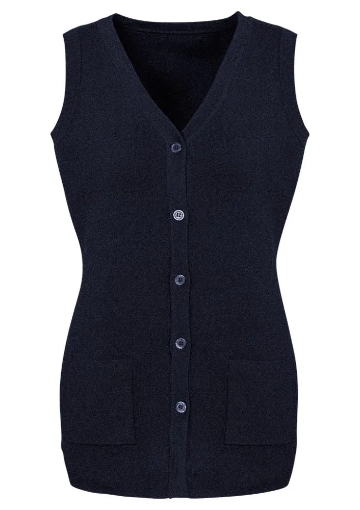 Advatex Ladies Varesa Vest - Navy - XS - Biz Collection