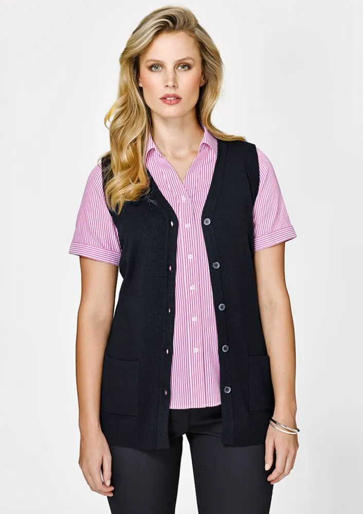 Advatex Ladies Varesa Vest - Navy - XS - Biz Collection