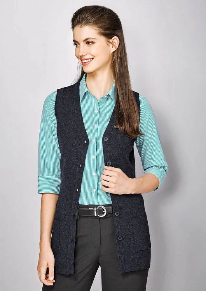 Advatex Ladies Varesa Vest - Navy - XS - Biz Collection