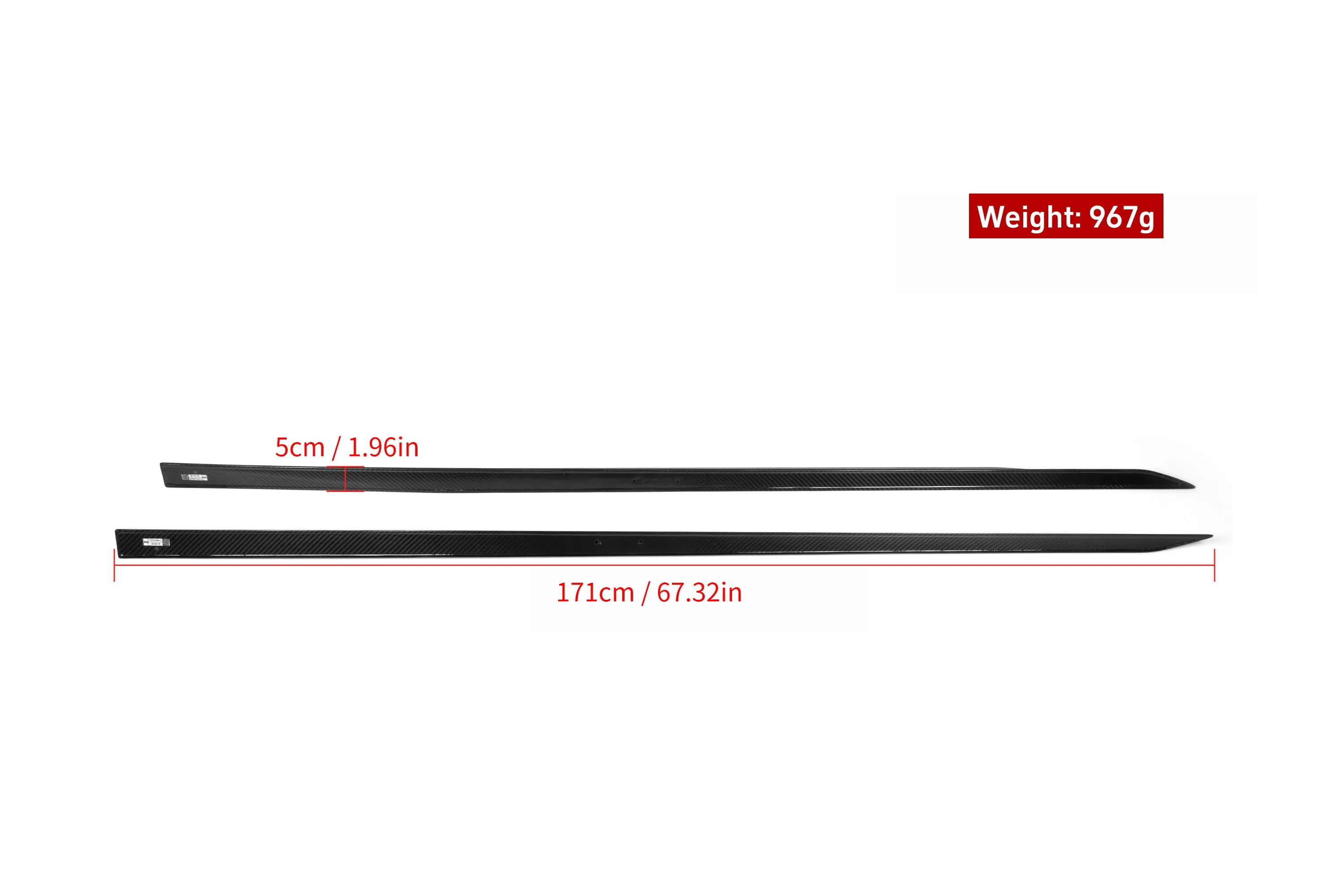 Aero Republic MP Style Side Skirts for BMW i5 xDrive40 / eDrive40 / M60 & 5 Series 540i xDrive / 530i xDrive / 530i / 550e xDrive G60 Carbon Fiber