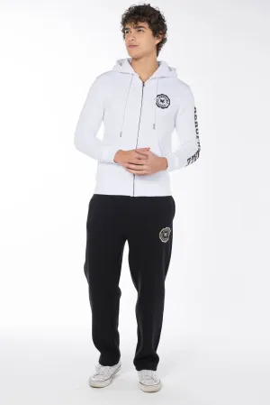 AEROPOSTALE NY SHIELD JOGGER SWEATPANTS-BLACK