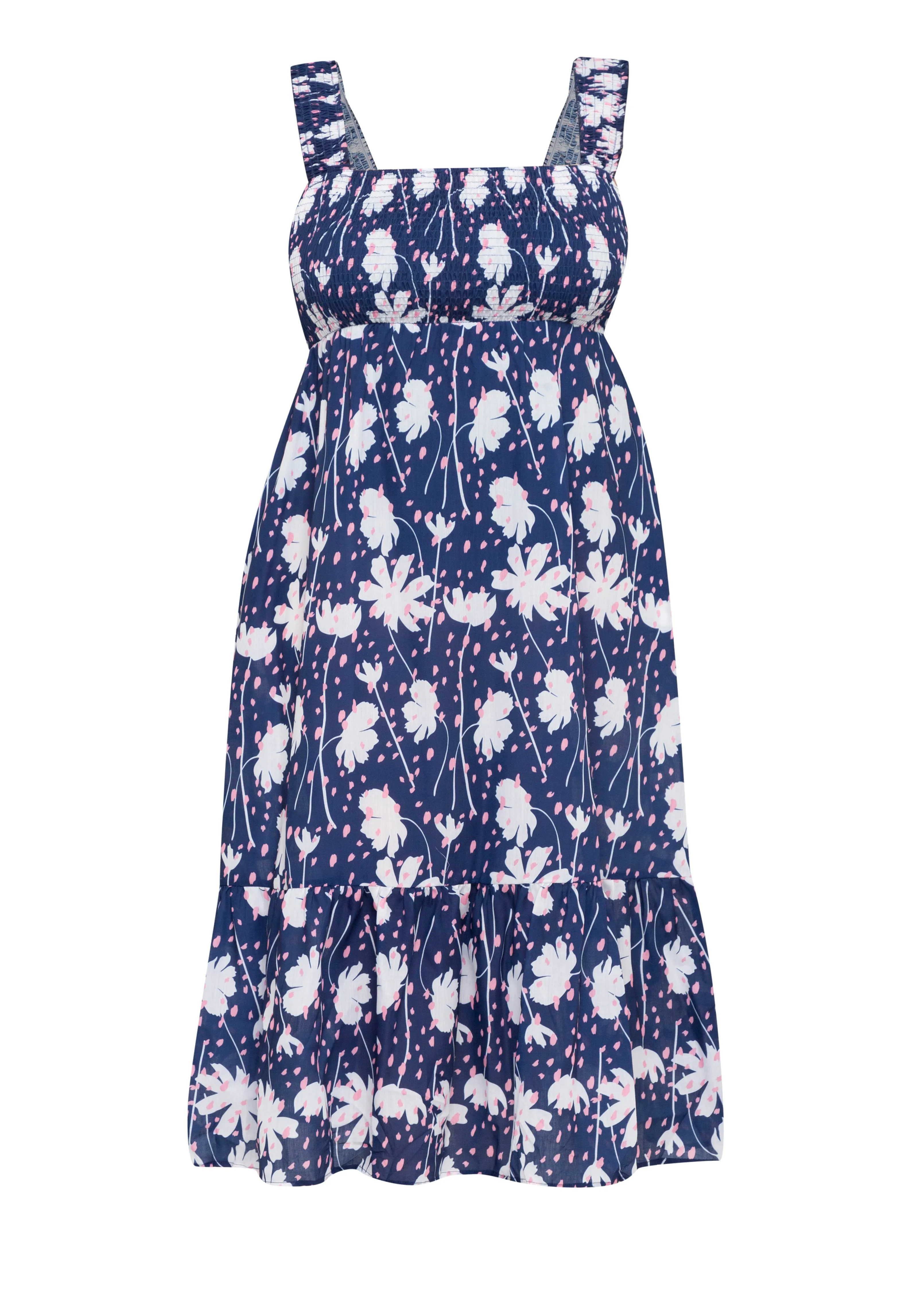 CALINA Sleeveless Smocked Dress