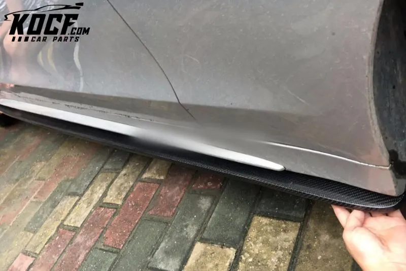 Car Carbon Fiber Side Skirt for Mercedes W205 Sport Only