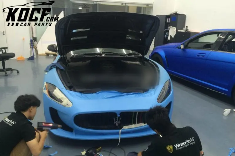 Cars Fiberglass front bumper side skirts rear diffuser side fender Body Kit for Maserati GT MC STRADALE Style