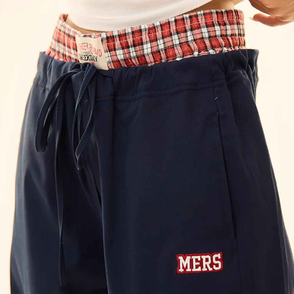 Casual Fake Two-Piece Sweatpants