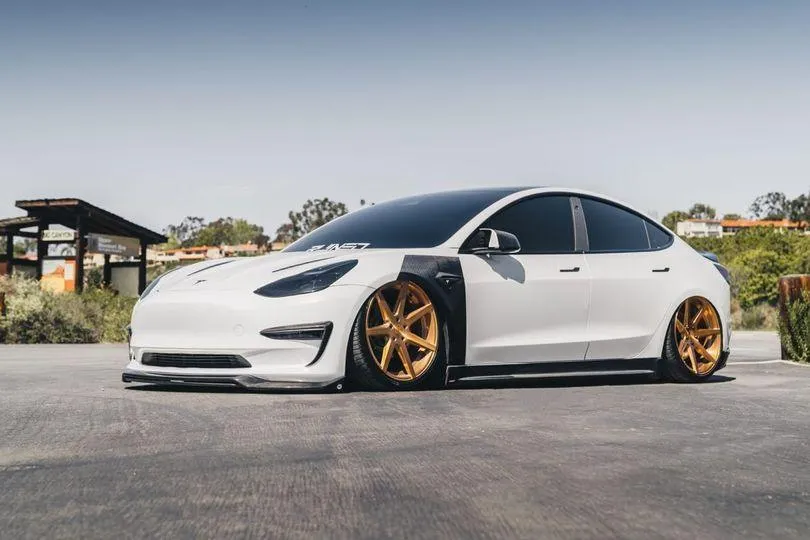 CMST Tuning V3 Side Skirts for Tesla Model 3 Performance/Base Carbon Fiber/FRP