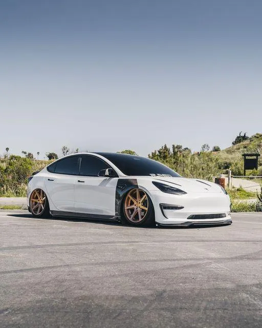 CMST Tuning V3 Side Skirts for Tesla Model 3 Performance/Base Carbon Fiber/FRP