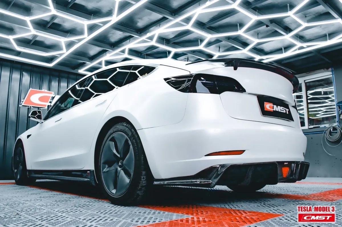 CMST Tuning V3 Side Skirts for Tesla Model 3 Performance/Base Carbon Fiber/FRP