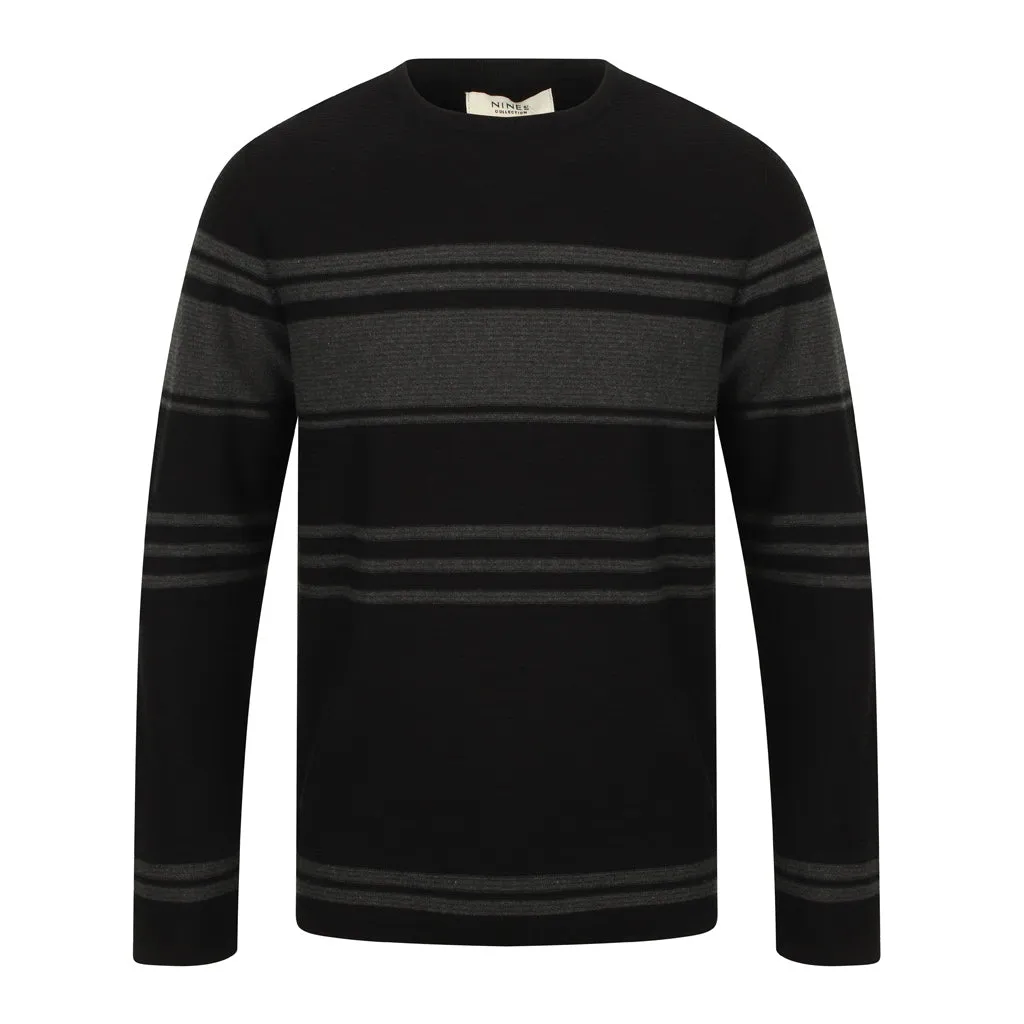 Cowdrey Crew Neck with Stripes Jumper
