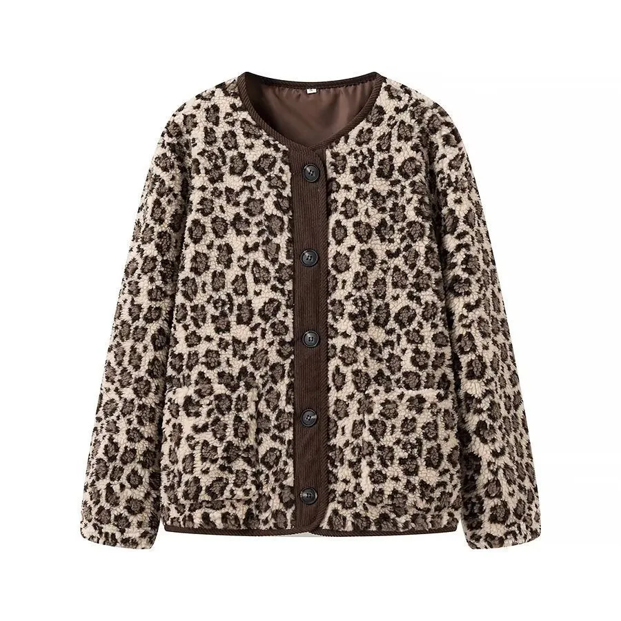 DIANA- Leopard Winter Jacket