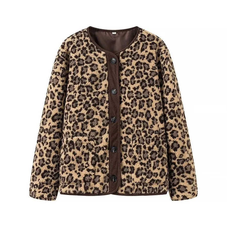DIANA- Leopard Winter Jacket