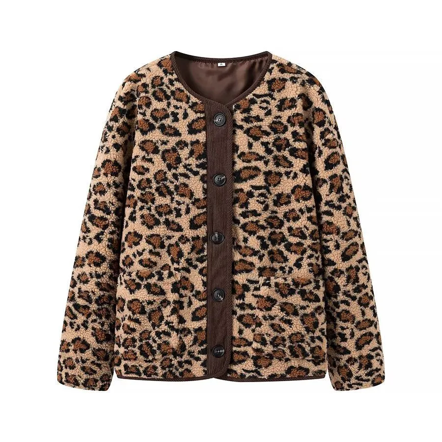 DIANA- Leopard Winter Jacket