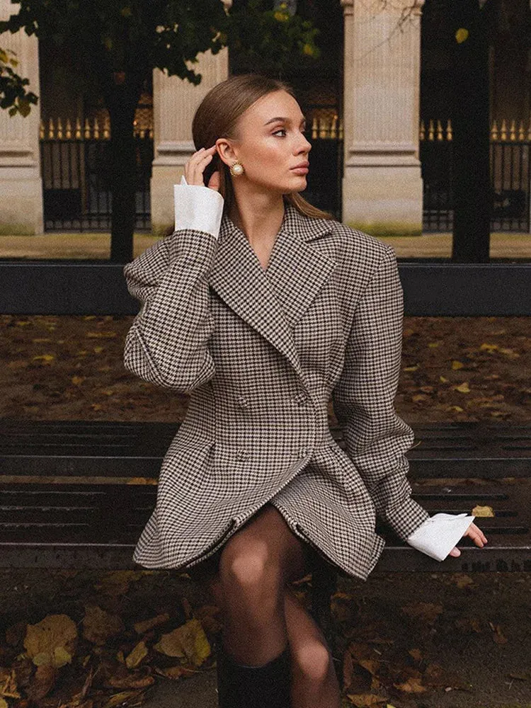 Elegant Vintage Double Breasted Blazer