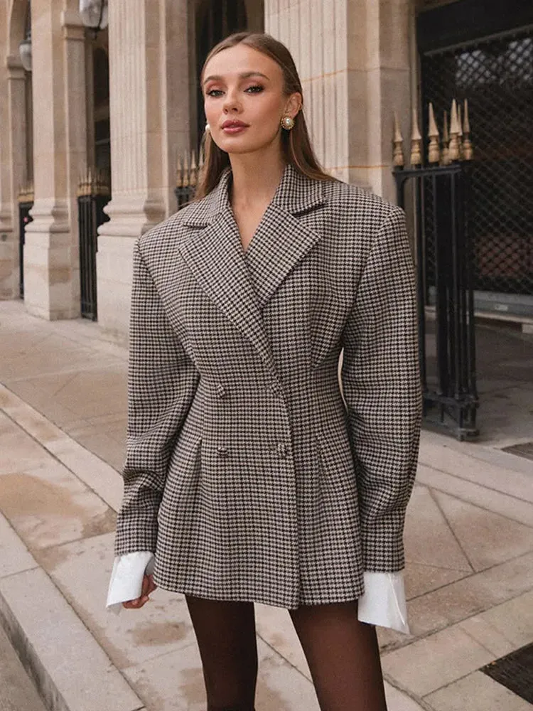 Elegant Vintage Double Breasted Blazer