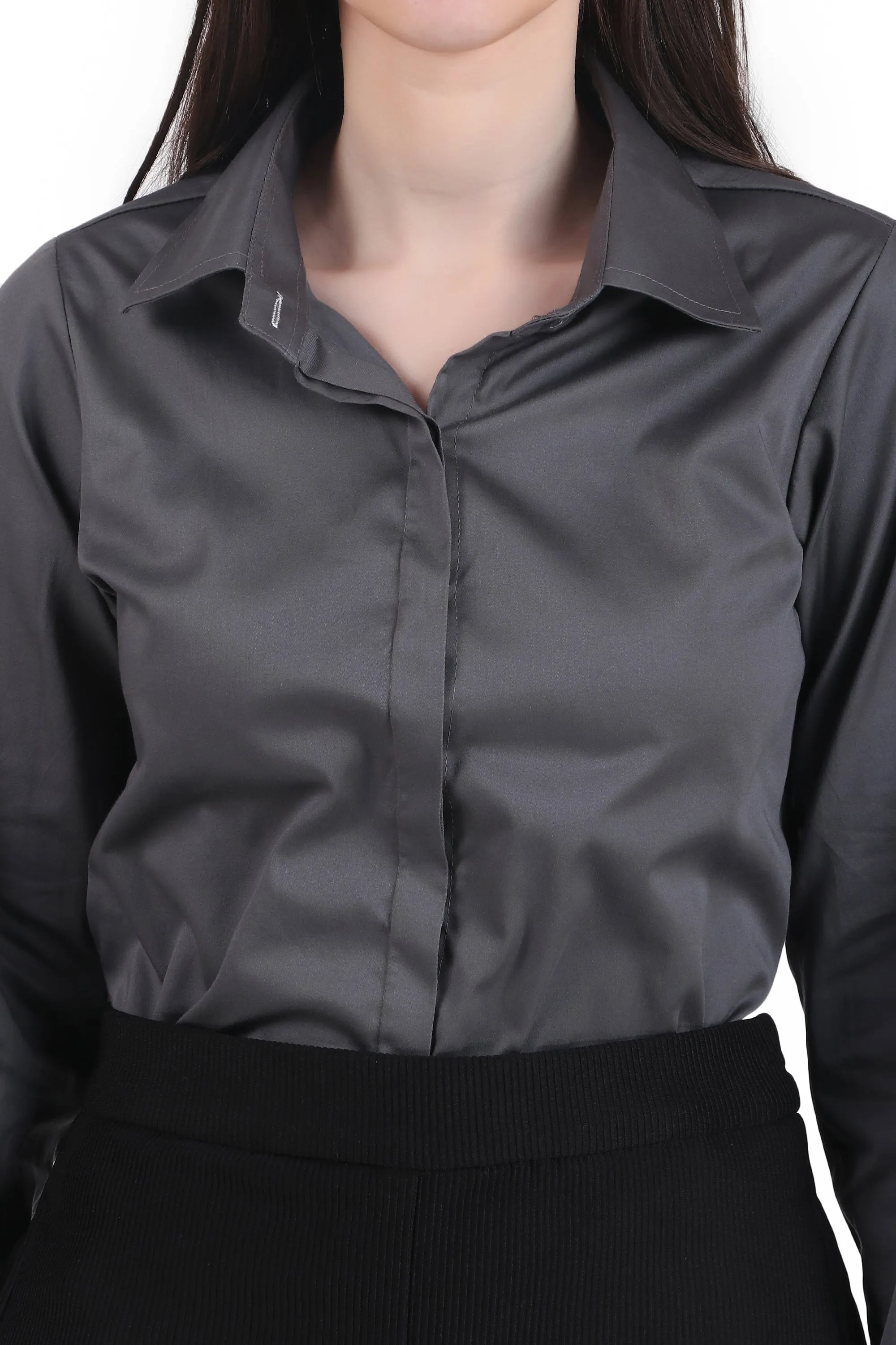 Essential Formal Shirt, Dark Gray