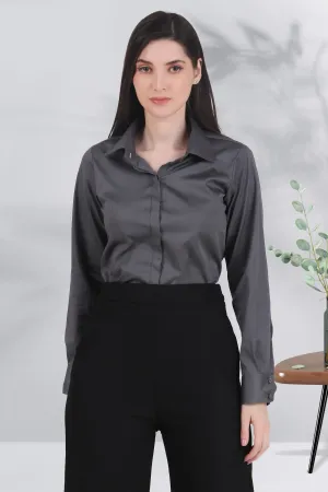 Essential Formal Shirt, Dark Gray