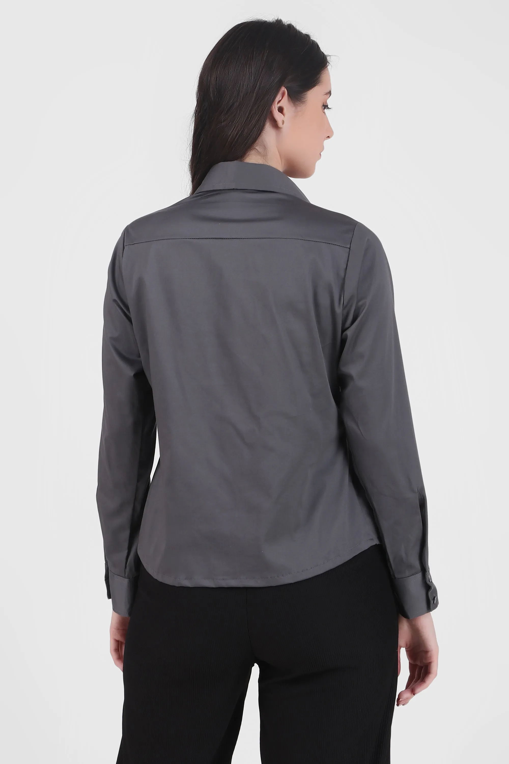 Essential Formal Shirt, Dark Gray