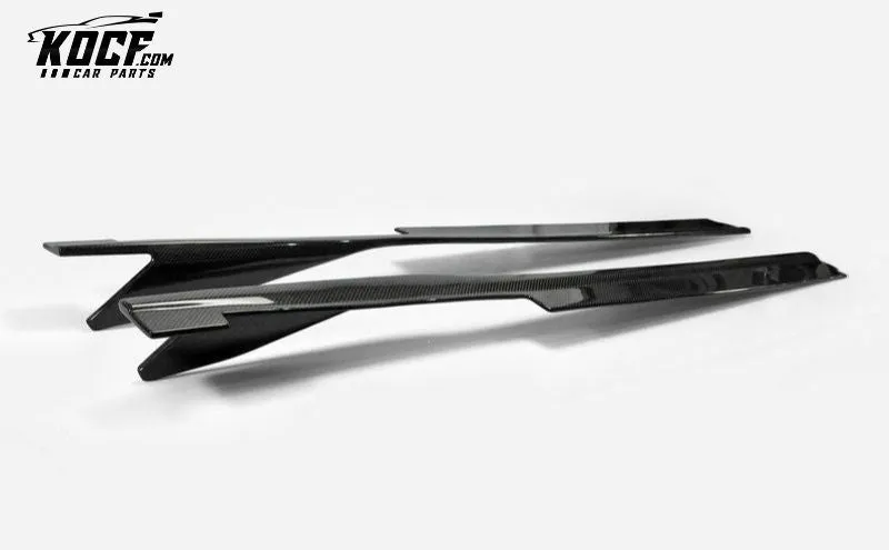 FERRARI 458 AP STYLE SIDE SKIRT EXTENSION
