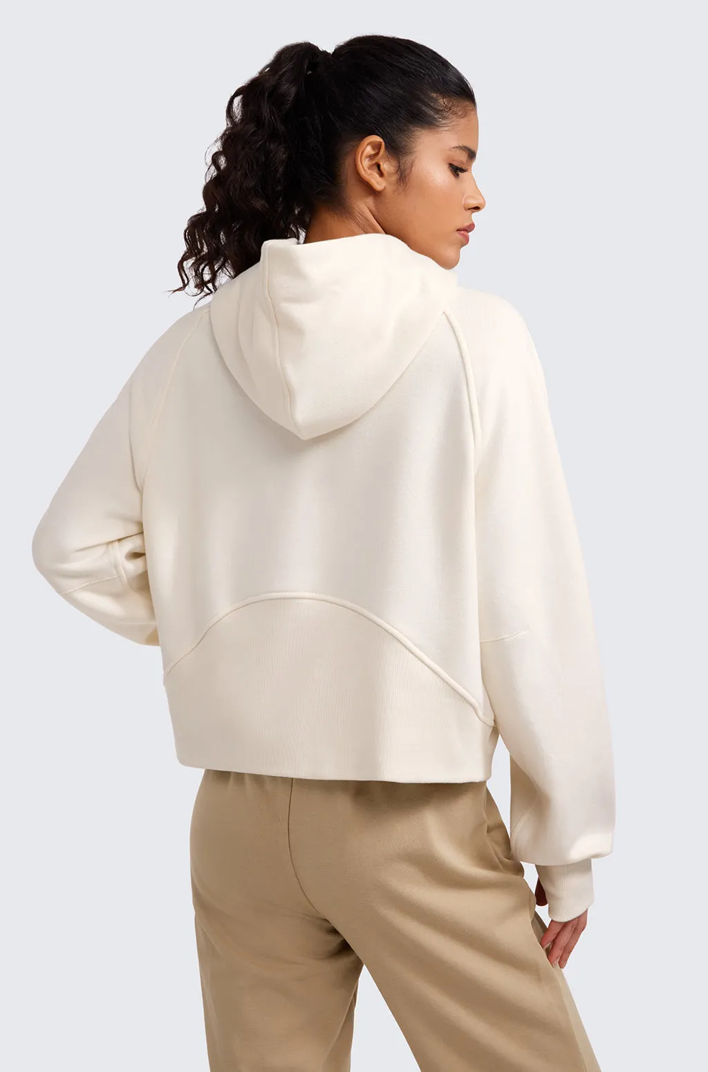 Fleece Lined Half Zip Hoodies