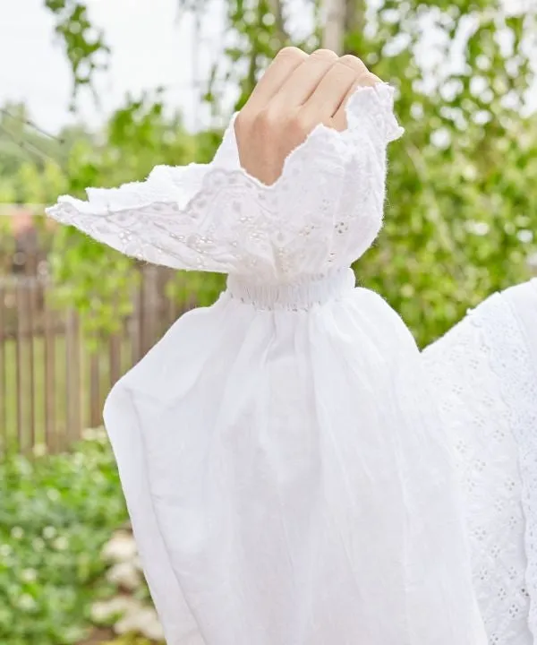Fluffy Long Blouse