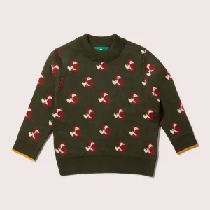 From One To Another Fox Knitted Jumper