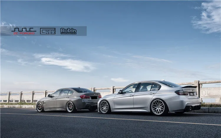 Geex Village Side Skirts for BMW 3 Series M Sport 340i 335i F30 F31 2012-2019 Carbon Fiber