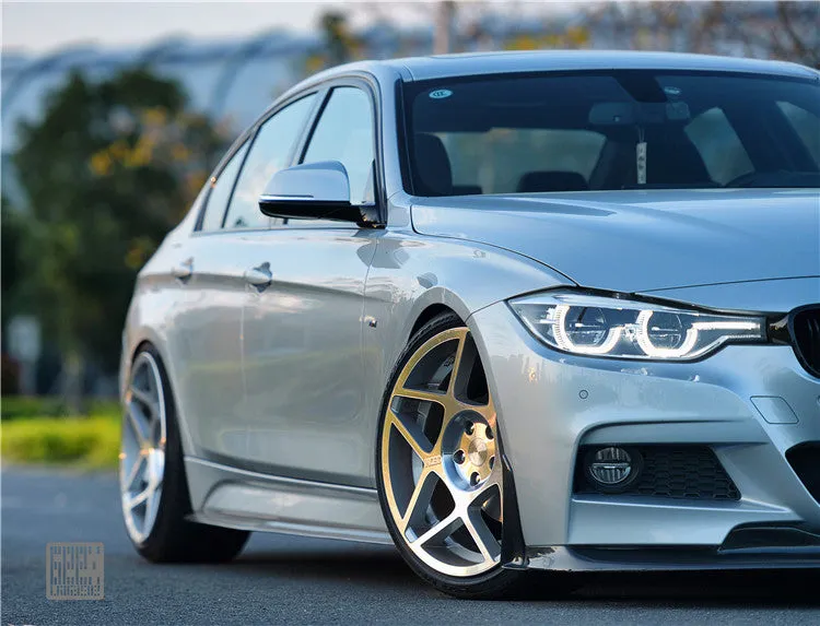 Geex Village Side Skirts for BMW 3 Series M Sport 340i 335i F30 F31 2012-2019 Carbon Fiber