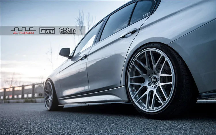 Geex Village Side Skirts for BMW 3 Series M Sport 340i 335i F30 F31 2012-2019 Carbon Fiber