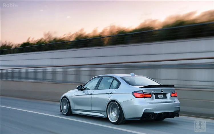 Geex Village Side Skirts for BMW 3 Series M Sport 340i 335i F30 F31 2012-2019 Carbon Fiber