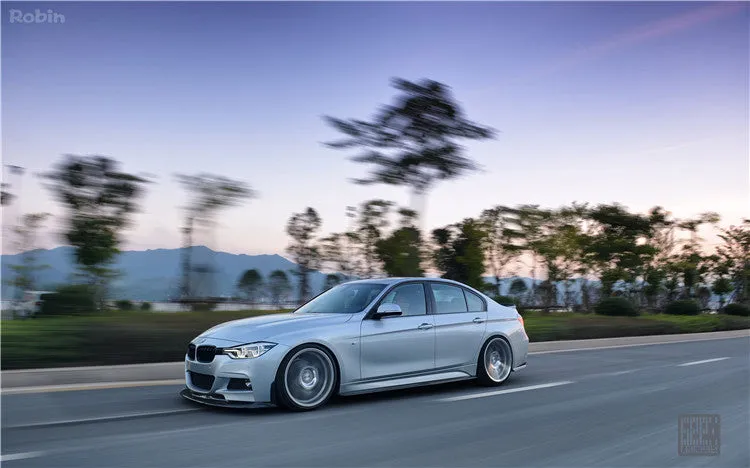 Geex Village Side Skirts for BMW 3 Series M Sport 340i 335i F30 F31 2012-2019 Carbon Fiber