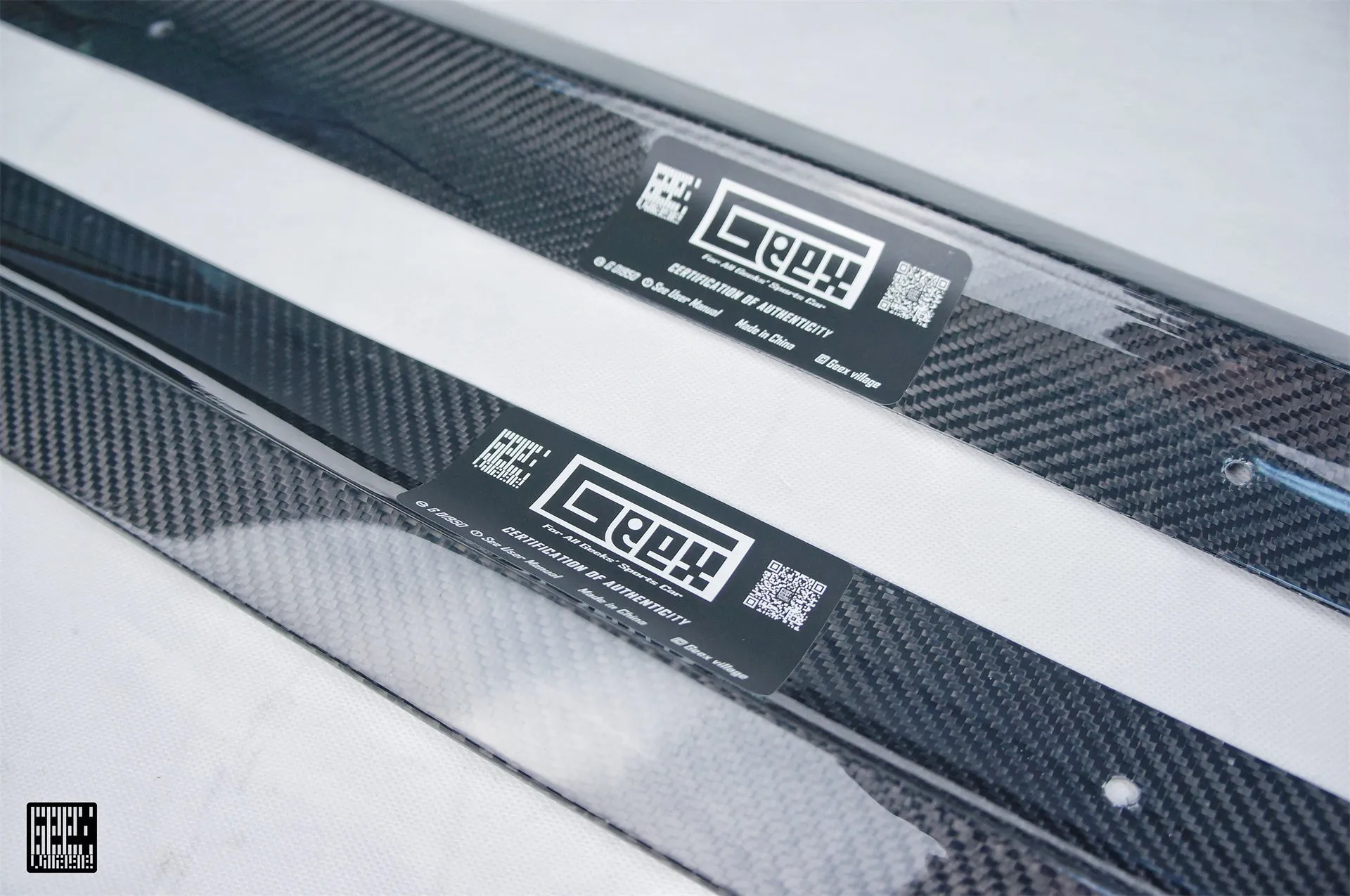 Geex Village Side Skirts for BMW M5C M5 F90 2018-2024 & 5 Series M550 540 G30 2017-2023 Carbon Fiber