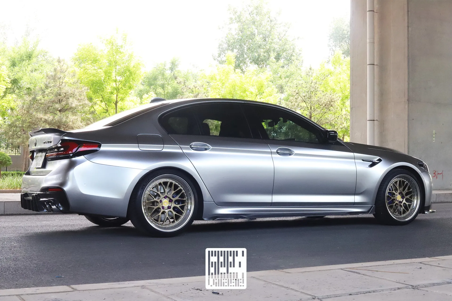 Geex Village Side Skirts for BMW M5C M5 F90 2018-2024 & 5 Series M550 540 G30 2017-2023 Carbon Fiber