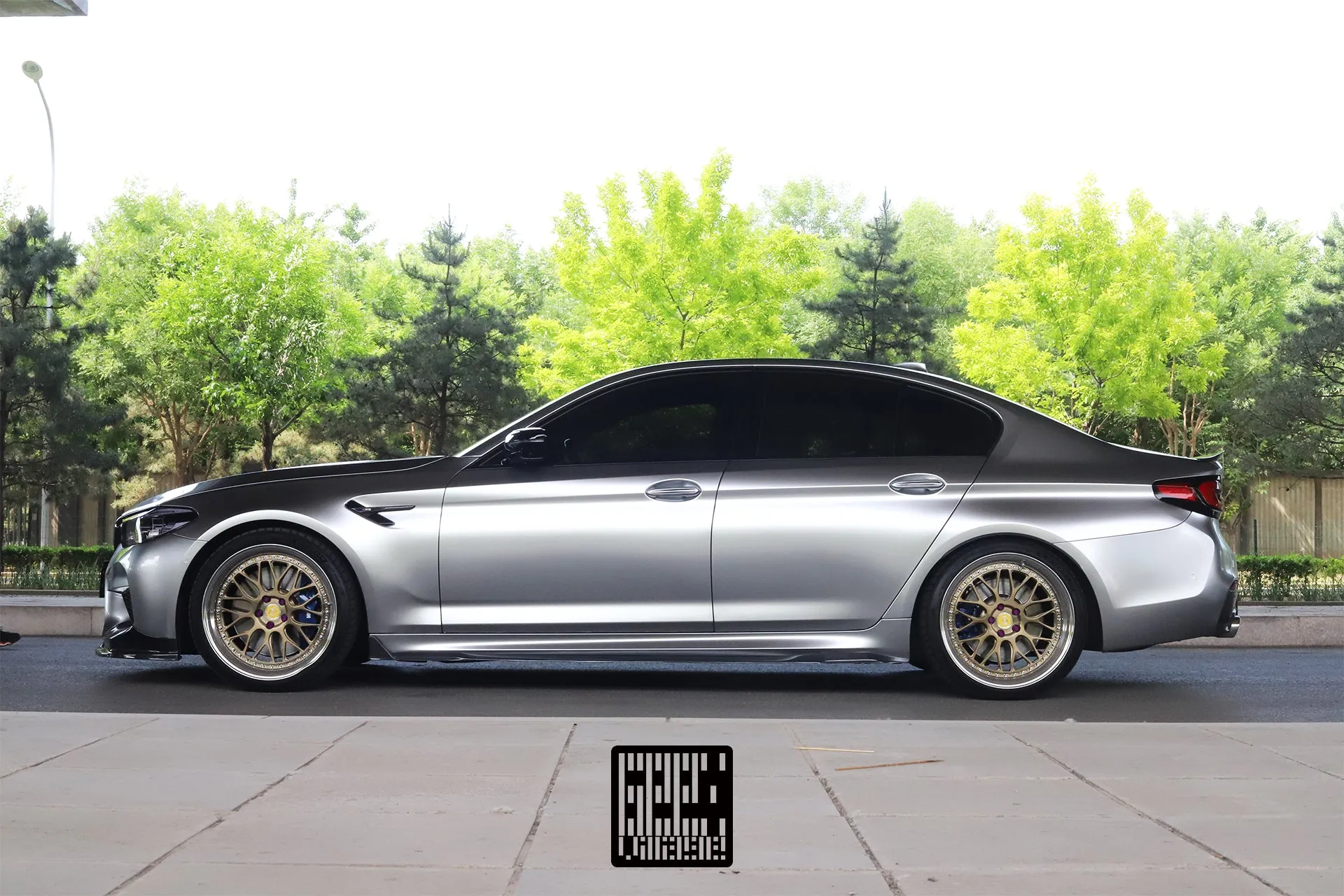 Geex Village Side Skirts for BMW M5C M5 F90 2018-2024 & 5 Series M550 540 G30 2017-2023 Carbon Fiber
