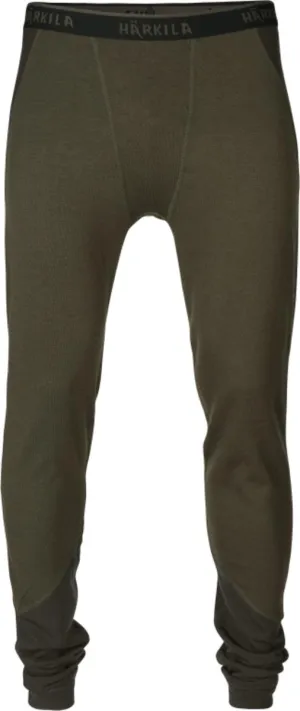 Harkila Base Warm long johns Willow green/Shadow brown