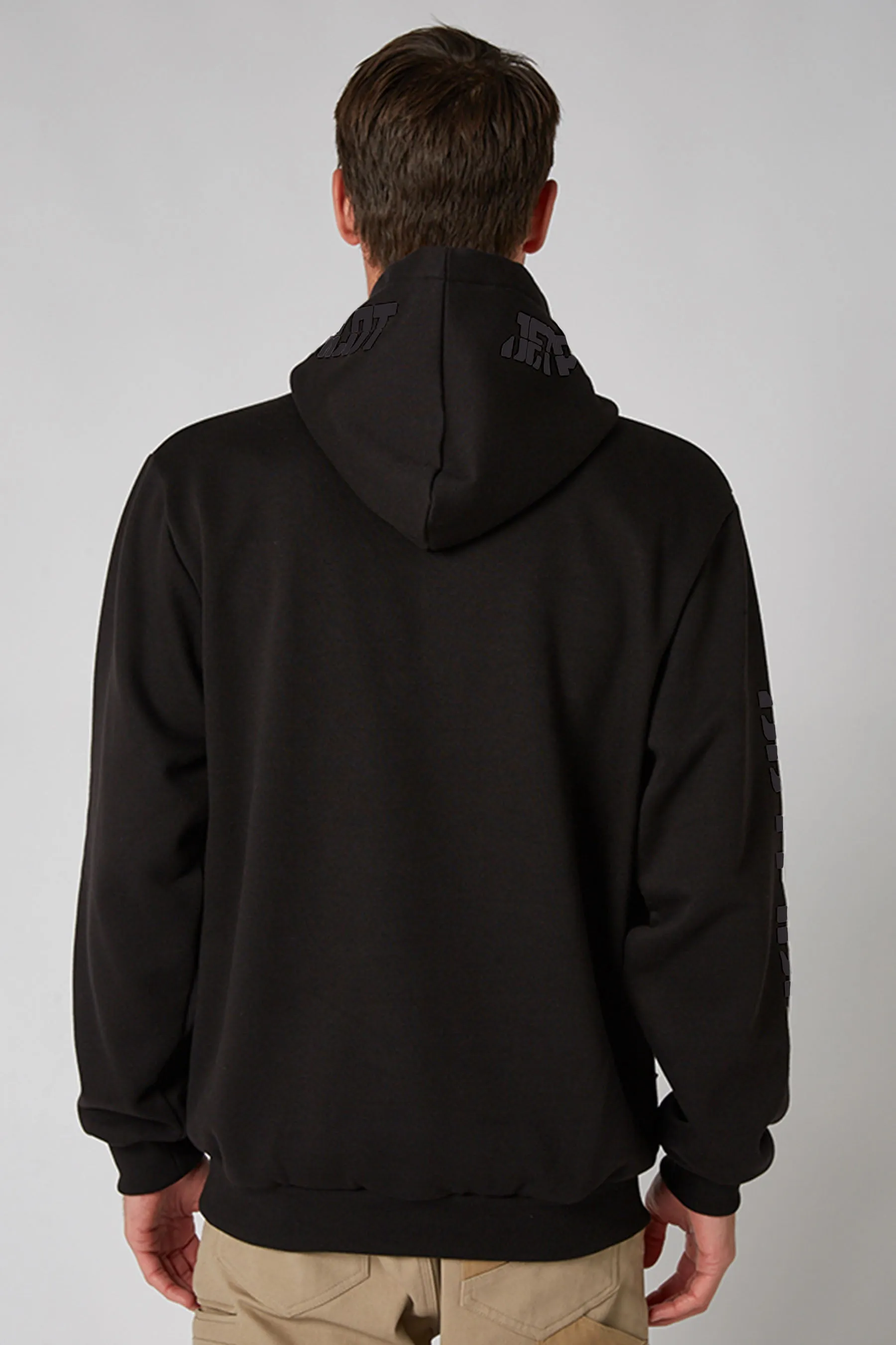 Jetpilot Sparked Mens Pullover Hoodie - Black/Coal