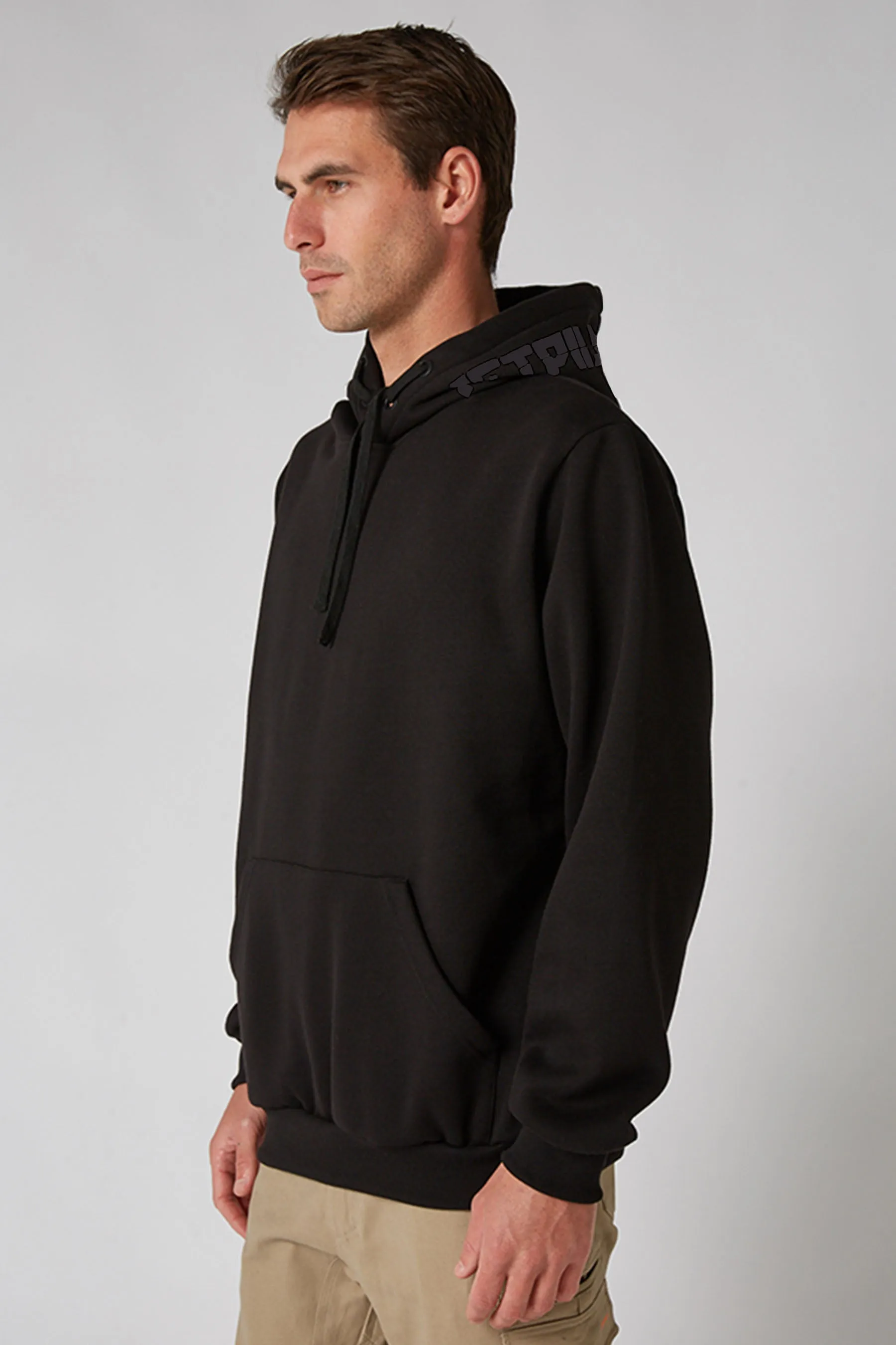 Jetpilot Sparked Mens Pullover Hoodie - Black/Coal
