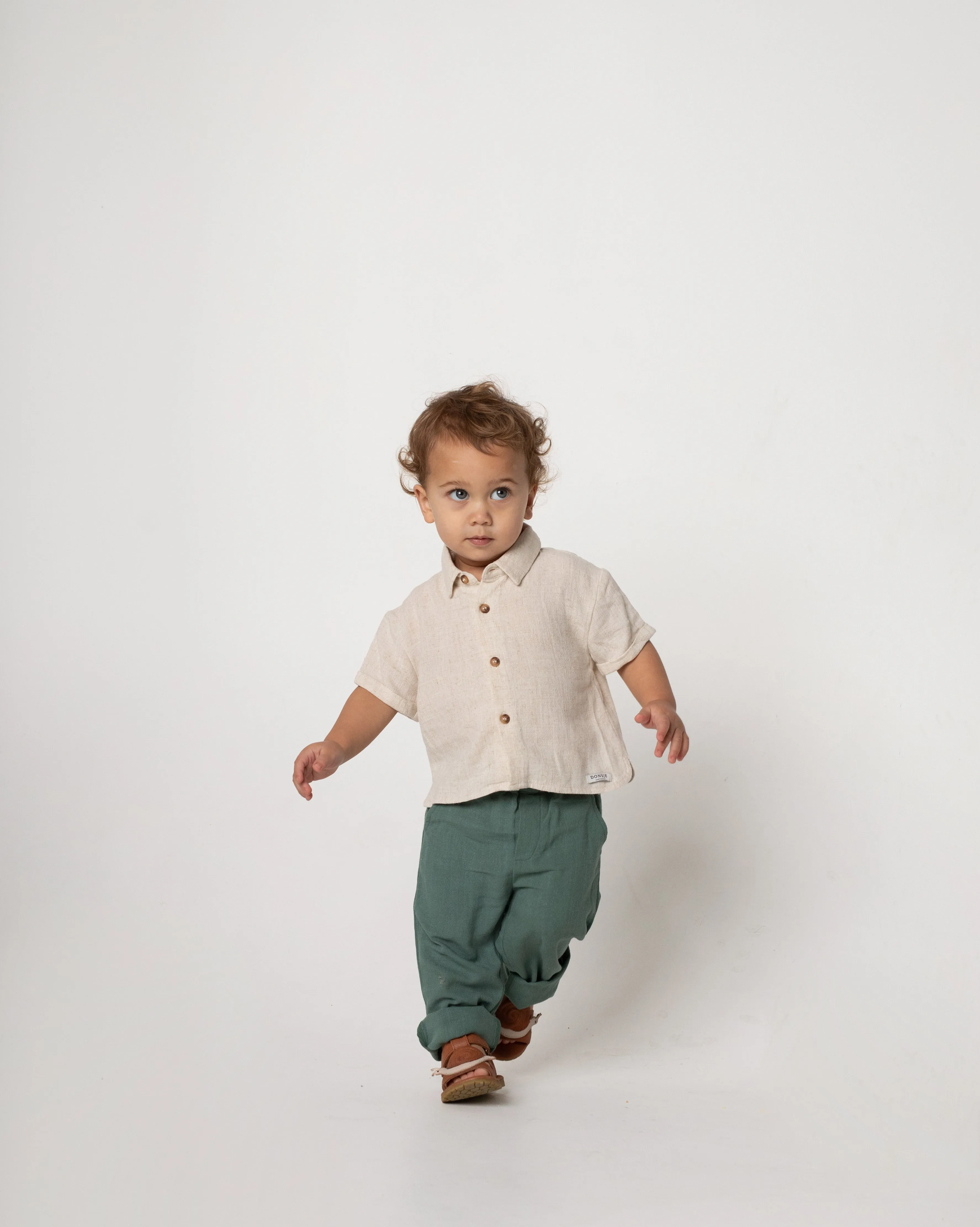 Lerie Shirt | Warm White Melange