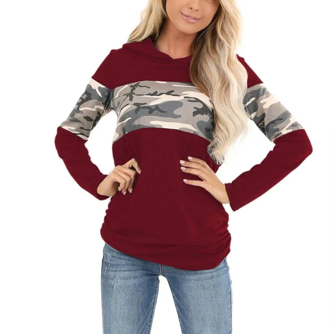 Loose Patchwork Hoodie