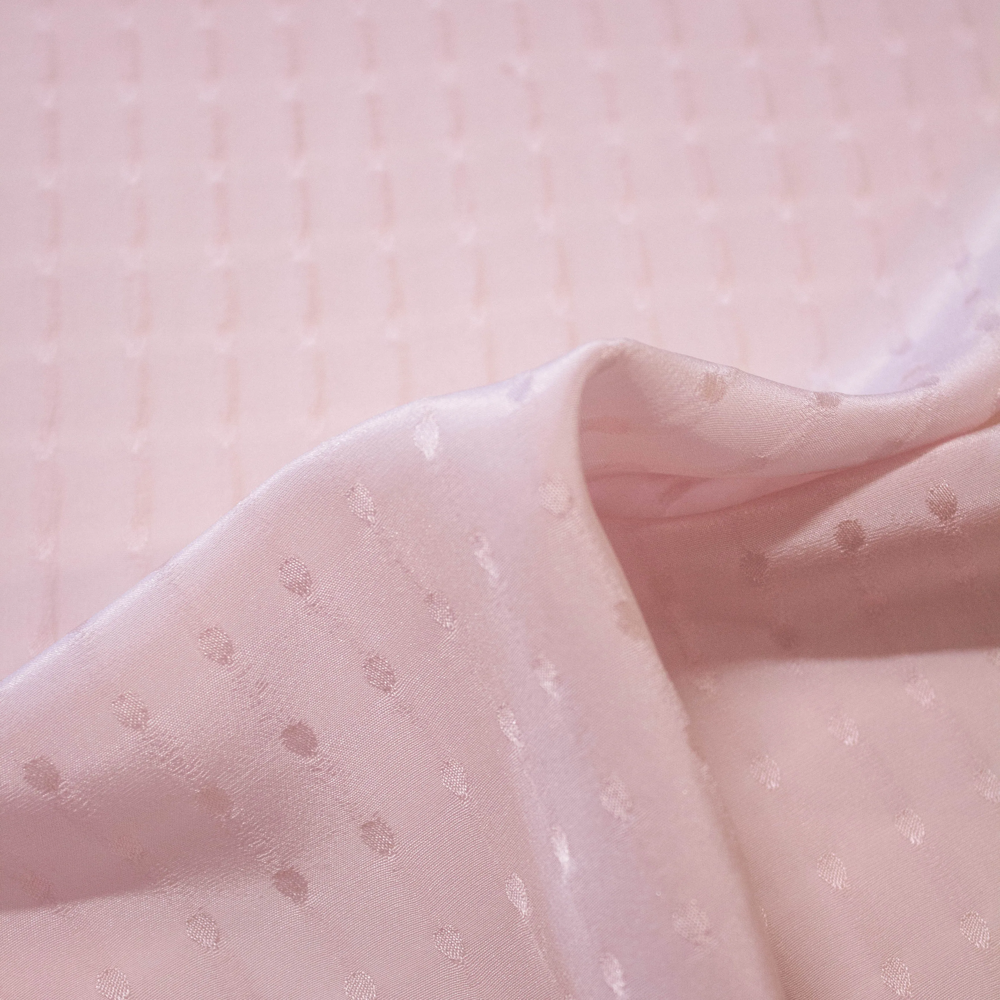 Luke Nude Dot Silk Crepe de Chine