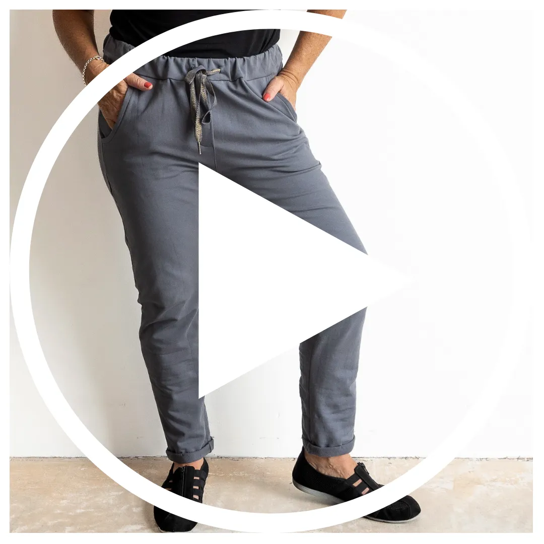 Lux Leisure Stretch Terry Jogger Pant by Orientique Australia - 5618
