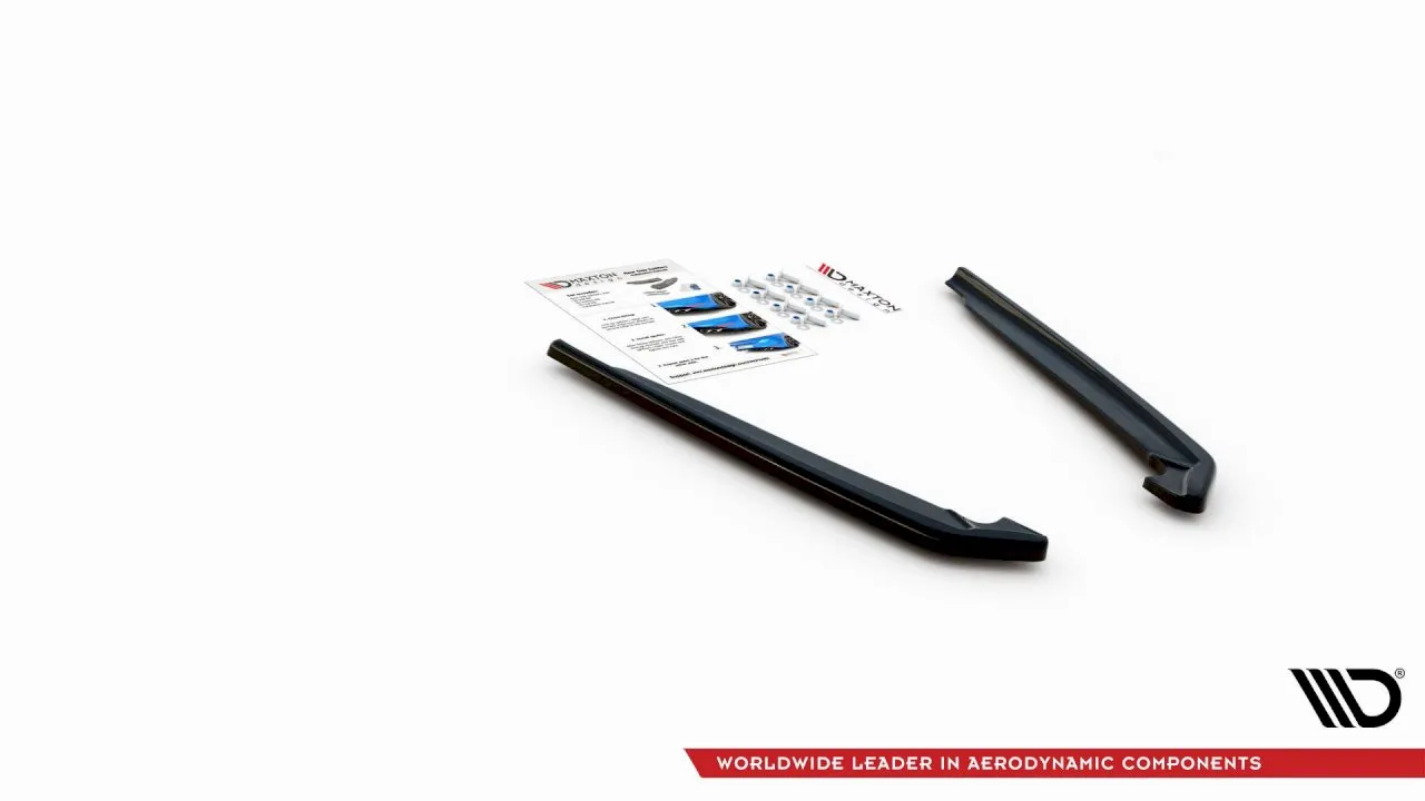 Maxton Design - REAR SIDE SPLITTERS BMW 5 G30 FACELIFT M-PACK (2020-)