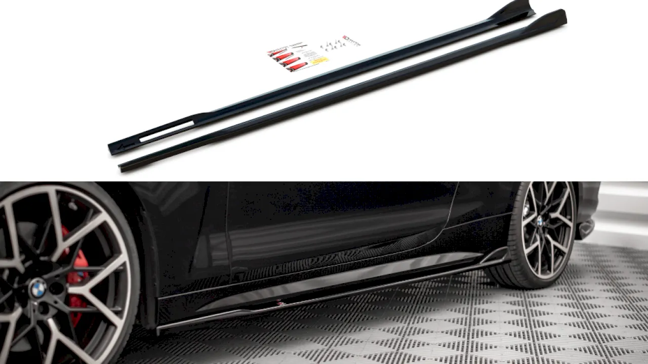 Maxton Design - SIDE SKIRTS DIFFUSERS V.2 BMW 4 M-PACK G22 (2020-)