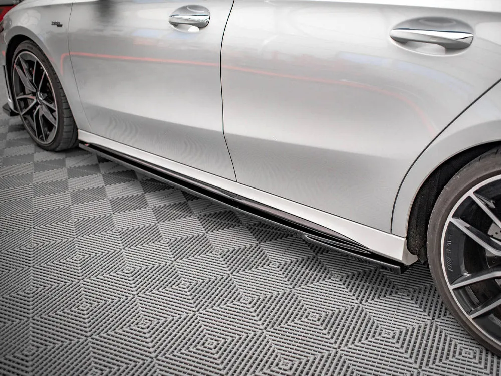 Maxton Design - SIDE SKIRTS DIFFUSERS V.2 MERCEDES A35 AMG / AMG-LINE W177