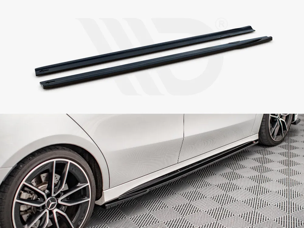 Maxton Design - SIDE SKIRTS DIFFUSERS V.2 MERCEDES A35 AMG / AMG-LINE W177