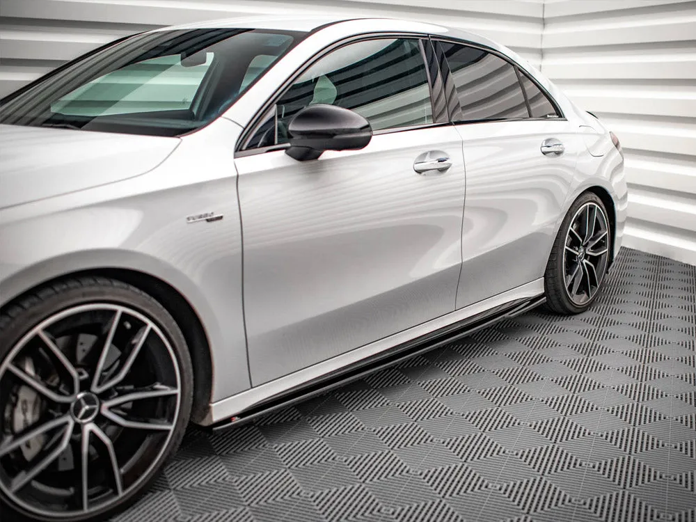 Maxton Design - SIDE SKIRTS DIFFUSERS V.2 MERCEDES A35 AMG / AMG-LINE W177