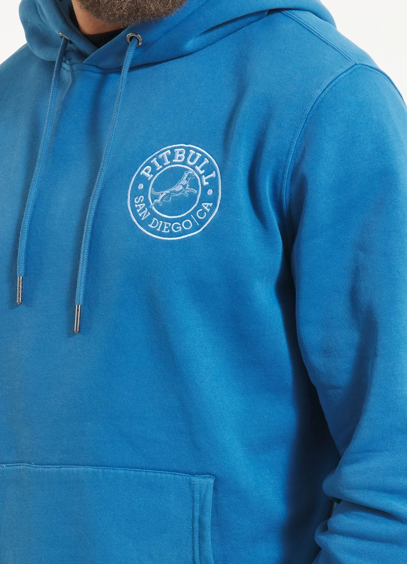 Men's Hoodie Washed VINTAGE BOXING - Shade blue